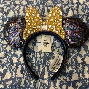 Walt Disney World 50th Anniversary Celebration Loungefly Minnie Ears NWT